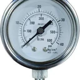 Industrial Pressure Gauge, 2" Dial, 0 to 42 Kg/Cm2, Bottom Entry, SS Body Dial Indicator-image-8