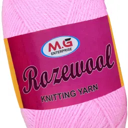 Rosewool Pink 400 gms Wool Ball Hand knitting wool- Art-FIH-image-69