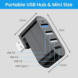 ZITRONIX Port, USB Extender Splitter for Laptop, Camera, PC, Xbox, PS5, Console and More USB Adapter image 2