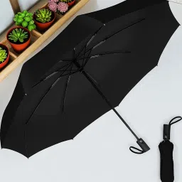 en,Women,Kids,Girls,Boys - 3 Fold with Auto Open and Close Umbrella (Black)_362 Umbrella-image-48