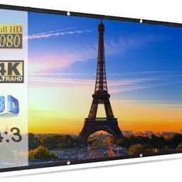 royality Projector Screen Eyelet Foldable Projector Screen Projector Screen (Width 184 cm x 123 cm Height) image 3