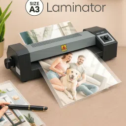 JK Toners 4 Roller Heavy Duty Mini Laminator | Forward & Reverse Switch | Hot & Cold 12.59 inch Lamination Machine-24
