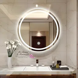 Round Mirror Wall Mounted 24 inch For Bathroom & Livingroom Bathroom Mirror-image-69