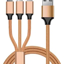 smooth life 3-in-1 Cable 1.2 m Fast Charging Cable for Mobile Phones With Multipurpose Cable & Premium Material-14