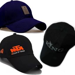 Solid, Self Design, Embroidered Sports/Regular Cap-image-29