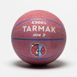 Kids' Size 3 Basketball K500 Light - Red-image-80