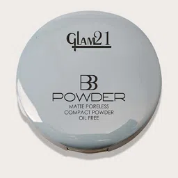 GLAM21 BB Powder Matte Poreless Compact Powder - Light 01-40