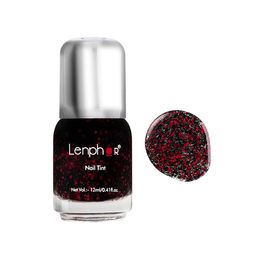 Lenphor Glitter Long-Lasting Nail Tint 12ml - Red Night 025-image-86