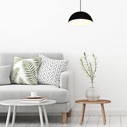 THE STELLAR KRAFT Black Contemporary Semi-sphere Ceiling Lamp-image-31