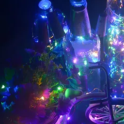 ENORMITY 3 Pcs Yellow & Blue Rice Shape String Lights image 4
