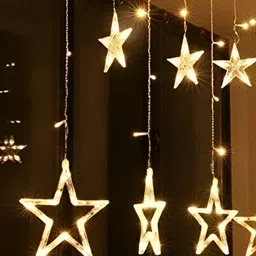 SPARK WORLD Yellow Star Shape String Lights image 4