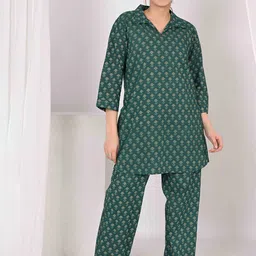 Do Dhaage Printed Pure Cotton Night Suit-image-8