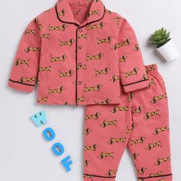 Clt.s Unisex Kids Conversational Pure Cotton Night Suit-image-57
