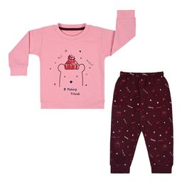 Wish Karo Kids Printed Cotton T-shirt With Pyjamas-image-16