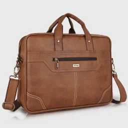 Tan Men Messenger Bag Laptop messenger bag for men women-image-57