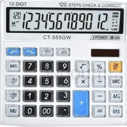 CT-555 GW Basic Calculater for Home/Office/Shop/Student CT 555 GW BasicCalculator-image-14