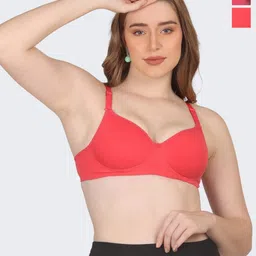 POOJA RAGENEE Pack Of 2 Everyday Bra Non-Wired Full Coverage Lightly Padded-58