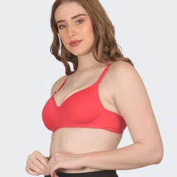 POOJA RAGENEE Pack Of 2 Everyday Bra Non-Wired Full Coverage Lightly Padded image 2