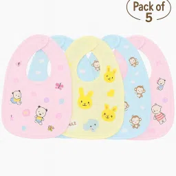 Baby Feeding Bibs for Infants & Toddlers - Waterproof | Pack of 5-picture-25