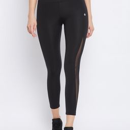 ATHLISIS Women Black Solid Dry-Fit Tights-image-61