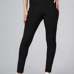 FLURR Women High Rise Ankle-Length Antimicrobial Tights-25