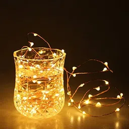 Quace Yellow Rice Fairy String Lights-2