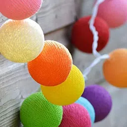 Ascension Green & Pink Ball Shaped String Lights-22