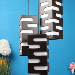 foziq Black Solid Contemporary Ceiling Lamp-16