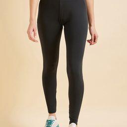 Sweet Dreams Women Grey Mid Rise Knitted Ankle Length Tights-picture-35