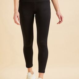 Sweet Dreams Women Black Mid Rise Knitted Ankle Length Tights-image-92