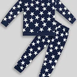 BAESD Kids Geometric Printed Pure Cotton Night suit-96