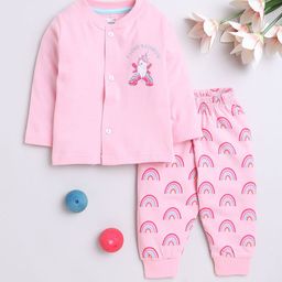 BUMZEE Girls Conversational Printed Night suit-image-81