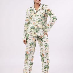 SANSKRUTIHOMES Women Floral  Printed Pure Cotton Night suit-image-48