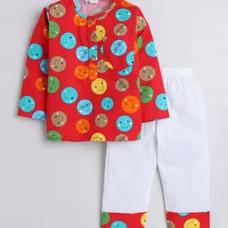 BAESD Kids Conversational Printed Pure Cotton Night suit-99