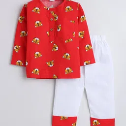 BAESD Kids Printed Pure Cotton Night suit-57