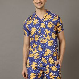 Bushirt Printed Night suit-image-25