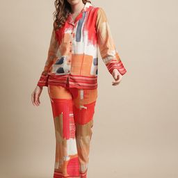 Claura Women Printed Night suit-image-23