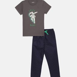 mackly Boys Graphic Printed Pure Cotton Night suit-picture-1