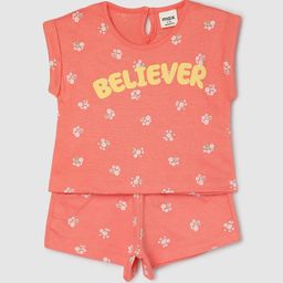 max Infants Girls Floral Printed Pure Cotton Night suit-48