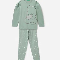 United Colors of Benetton Girls Printed Night suit-picture-30
