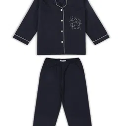 shopbloom Kids Glow In The Dark Unicorn Printed Pure Cotton Night Suit-image-19