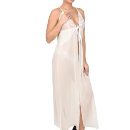 Xivir Women Floral Lace Cup Flared Tie-Ups Baby Doll-image-20