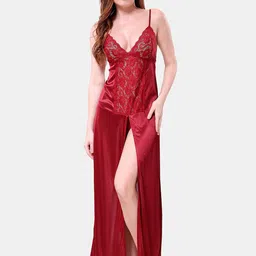 Romaisa Embroidered Nightdress-picture-36