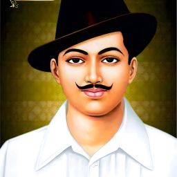 Bhagat Sing Ji Adhesive Poster Vinyl-image-85
