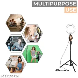 airtech Camera stand 7Ft with Ring Flash light holder for Making video and reels & Photo Ring Flash image 4