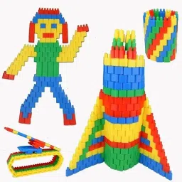 chaknak 200 Pcs DIY Building Blocks Toy for Kids, Endless Imagination and Creativity image 4