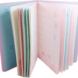 b inik Password Lock Diary with Unicorn Shape Pen for Girls Mini Diary Single 50 Pages image 4