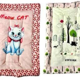 New Born baby|Godari |Sleeping Mattress|Design Set Of 2 PIS(PINK AND WHITE)-image-10