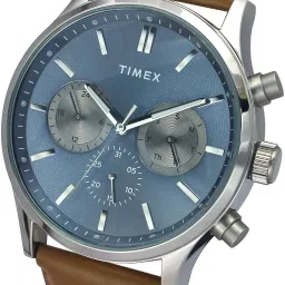 timex Multi Function Blue Dial Analog Watch - For Men TWEG19601 image 5