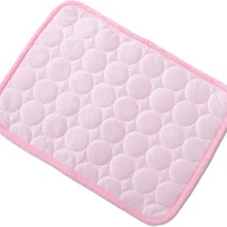 Rectangular Dog & Cat Bed|Premium Cool Ice Silk with Polyester With Bottom Mesh| L Pet Bed-59